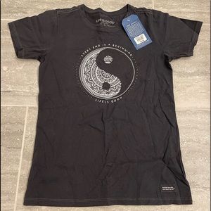 Life is Good Yin/Yang Tee, Size Small